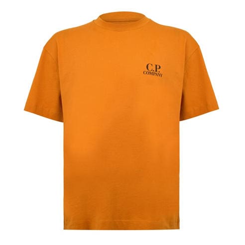 CP COMPANY - Double Logo Tee