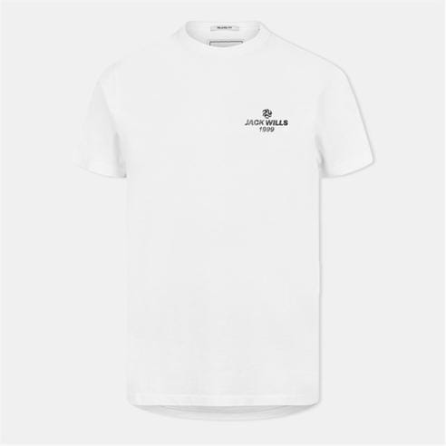 Jack Wills - Men's JW Reverse Print Regular Fit T-Shirt
