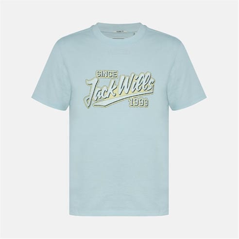 Jack Wills - Men's Retro Graphic Cotton Short Sleeve Crew Neck T-Shirt