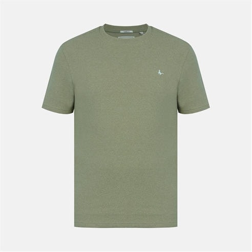 Jack Wills - Men's JW Bubble Texture Cotton Short Sleeve Crew Neck Oversized T-Shirt