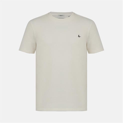 Jack Wills - Men's JW Bubble Texture Cotton Short Sleeve Crew Neck Oversized T-Shirt