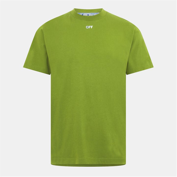 Off White Men's Multi Off Brick Ss Tee Small