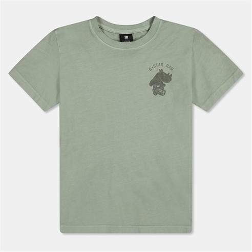 G Star - Kids' Gstar Logo Regular Fit T-Shirt