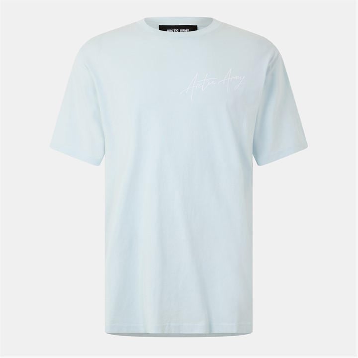 Arctic Army Rctic Script Ts In Blue