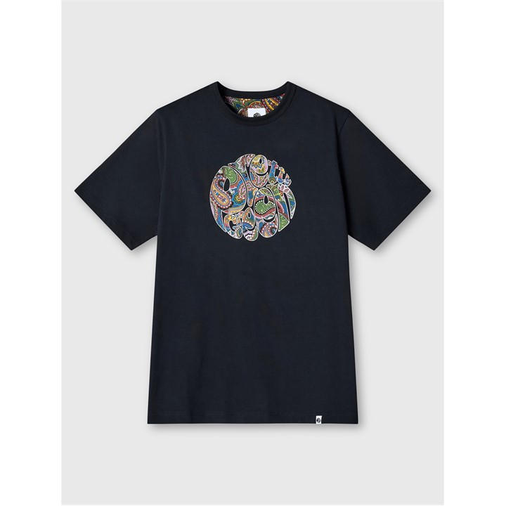 Pretty Green House Paisley Ts Sn61 In Black