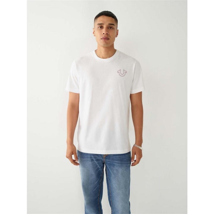 TRUE RELIGION BUDDHA PRINT T-SHIRT MENS