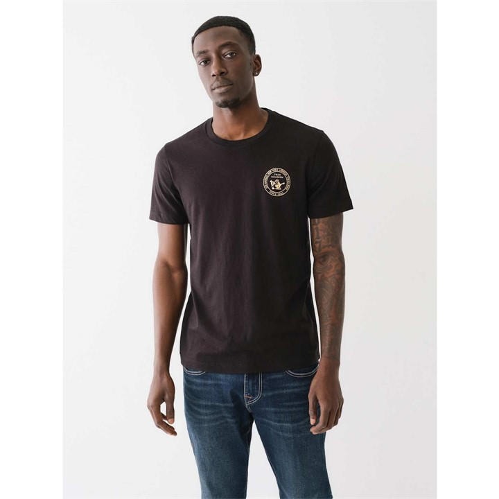 TRUE RELIGION STAMP CREW NECK T-SHIRT MENS