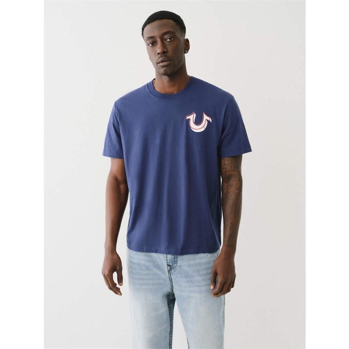 TRUE RELIGION SHORT SLEEVE CANYON T-SHIRT MENS