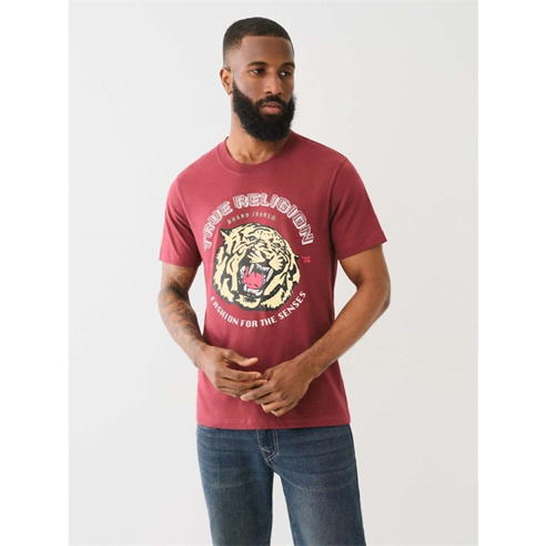 True Religion - Men's Tiger Face Regular Fit T-Shirt