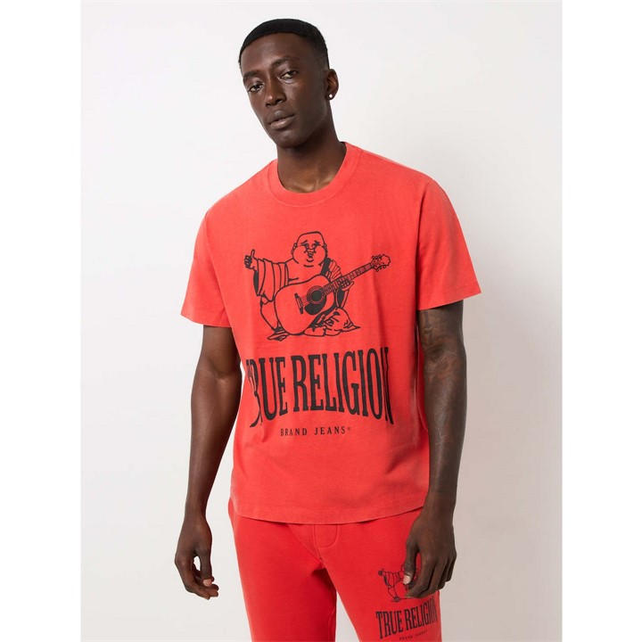 TRUE RELIGION CRACKLE VINTGE T-SHIRT MENS