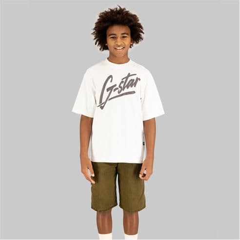 G Star - Kids' Regular Fit Logo T-Shirt