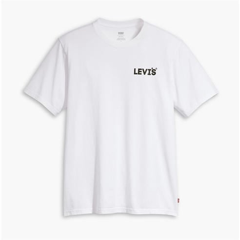 Levis - Mens Headline Logo Cotton Short-Sleeve Oversized-Fit T-Shirt