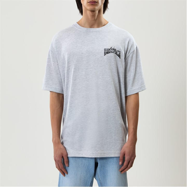 Grey Marl - Legacies - Benfica Flight T-Shirt
