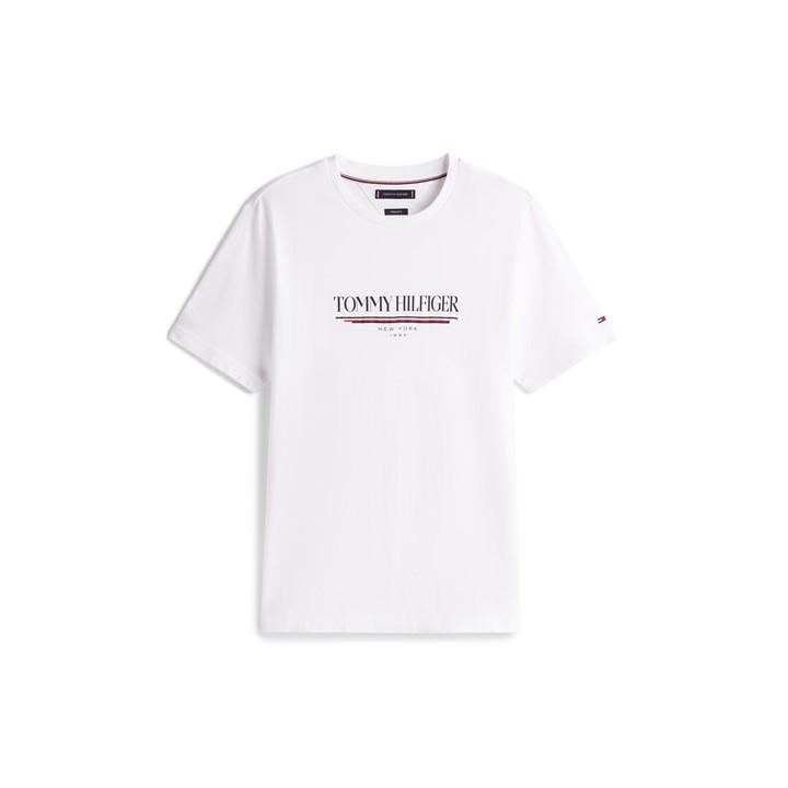 Tommy Hilfiger Men's White Tommy Brand Love Tee Medium