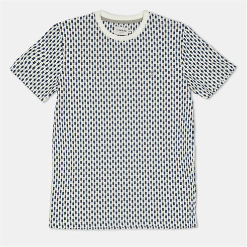 Farah - Micro Geo Print Ss Tee Juniors