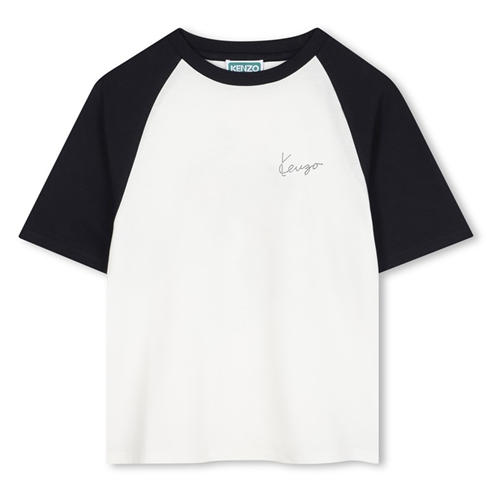 KENZO - Kids' Contrast Regular Fit T-Shirt
