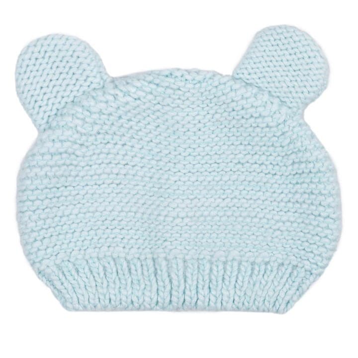 BLUE - Hello World - Baby Boy Knitted New Born Gift Set