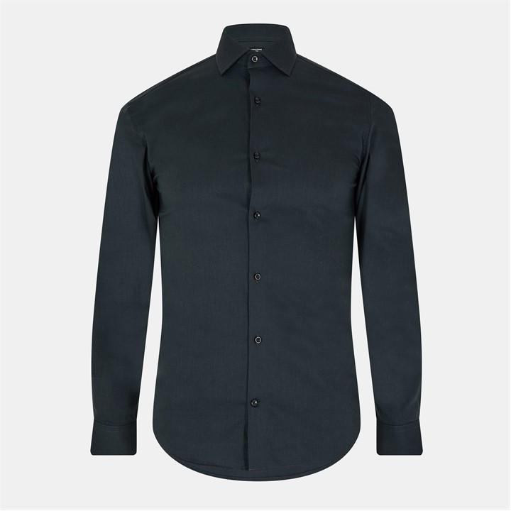 Jack And Jones Men's Black Parker Shirt Extra Small