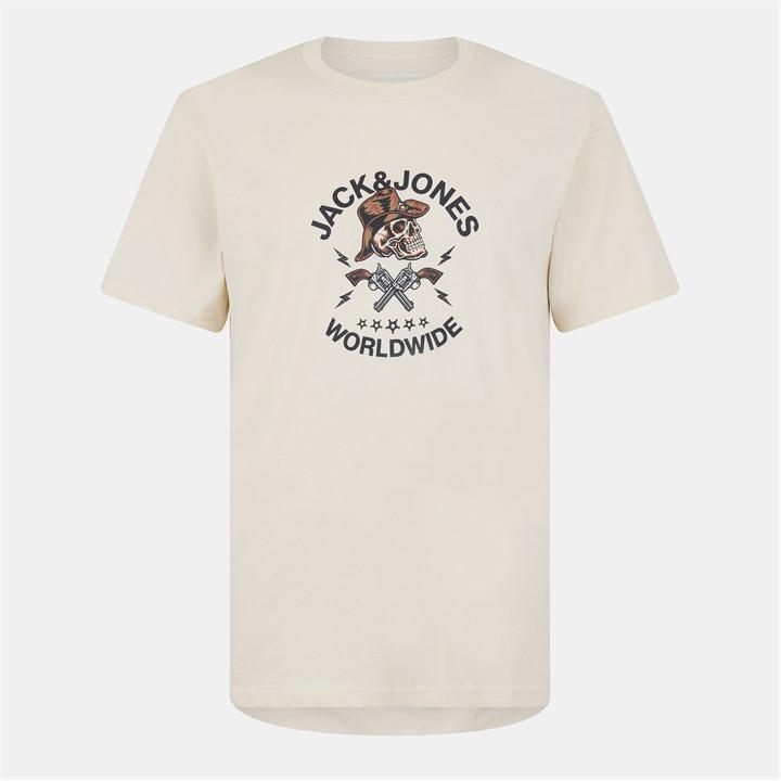JACK & JONES SKULL T-SHIRT M