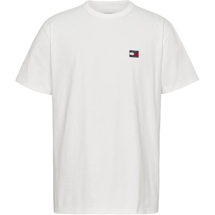 Tommy Jeans Classic Tommy Small Badge T Shirt In White