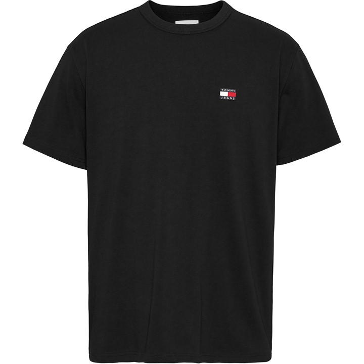 Tommy Jeans Classic Tommy Small Badge T Shirt In Black