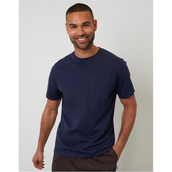 Threadbare Men's Blue Tee Garfunkel Medium