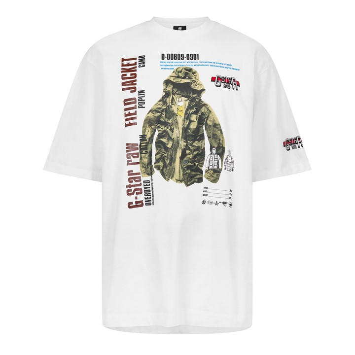 G-STAR MODELKIT PRINT BOXY T-SHI