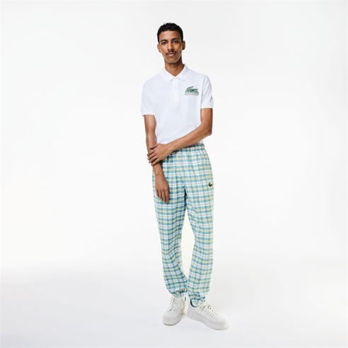 Lacoste - Men's Check Print Slim Fit Joggers
