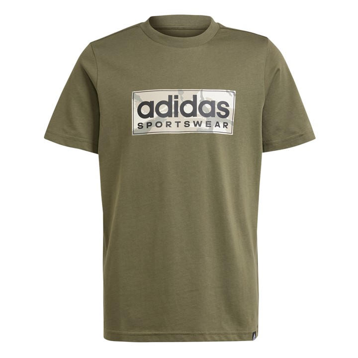 Adidas Unisex Kids Green Logo T Shirt Junior Size 7