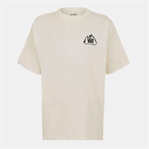 Vans - Unisex Adults Mte Crestline Short-Sleeve Egret T-Shirt