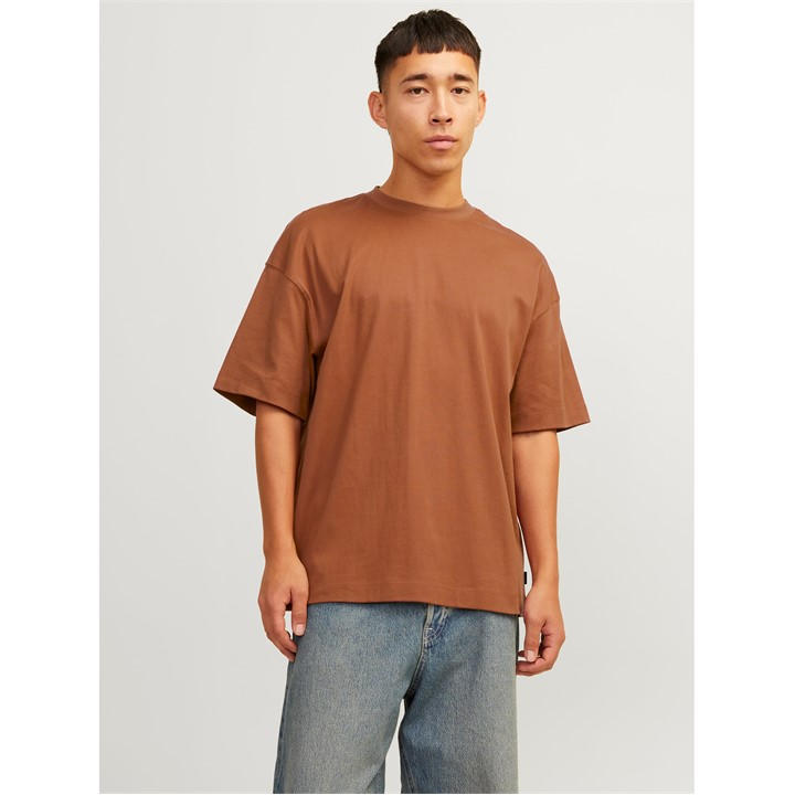 Jack And Jones Men's Brown Urban Tee Small