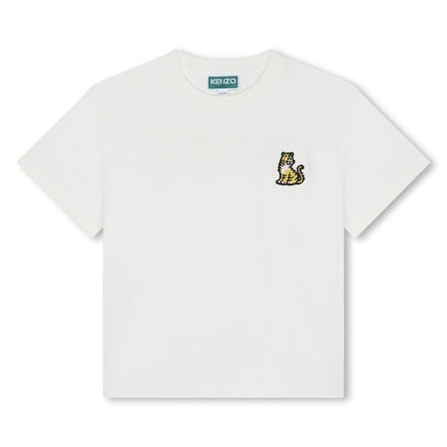 KENZO - Embroidered Tiger T-Shirt Juniors