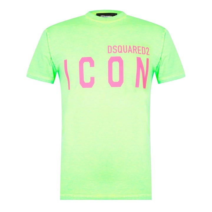 Dsquared2 Be Icon Cool T-shirt In Green