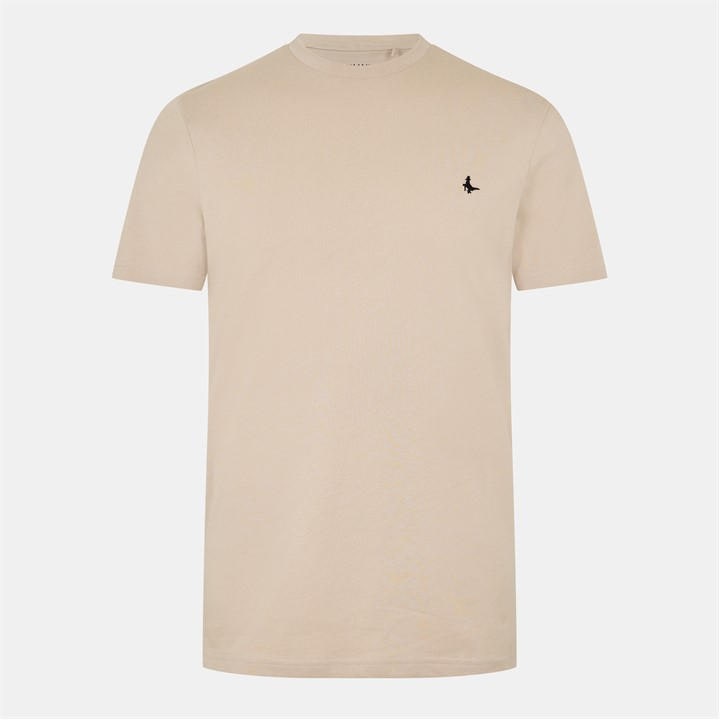 Jack Wills Men's Beige Sandleford T-Shirt Extra Large