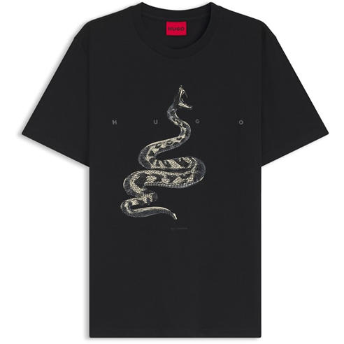 Hugo - HUGO Cotton-jersey T-shirt with spaced-out logo