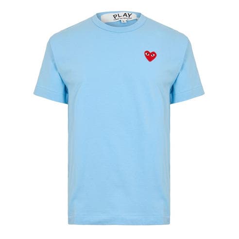 COMME DES GARCONS PLAY - Small Peeping Heart Patch T-Shirt