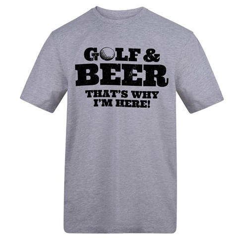 AWD - Printed Golf Adult Tee