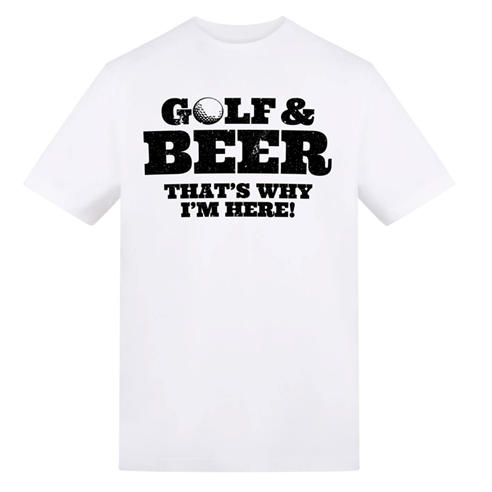 AWD - Printed Golf Adult Tee