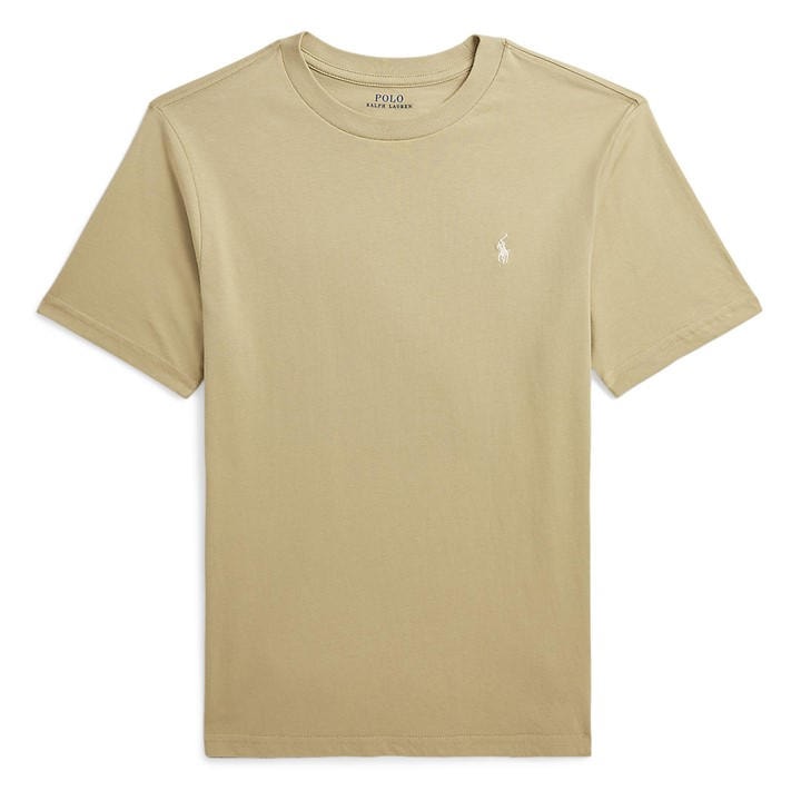 Polo Ralph Lauren Boys Beige ' Regular Fit Short Sleeve T-Shirt