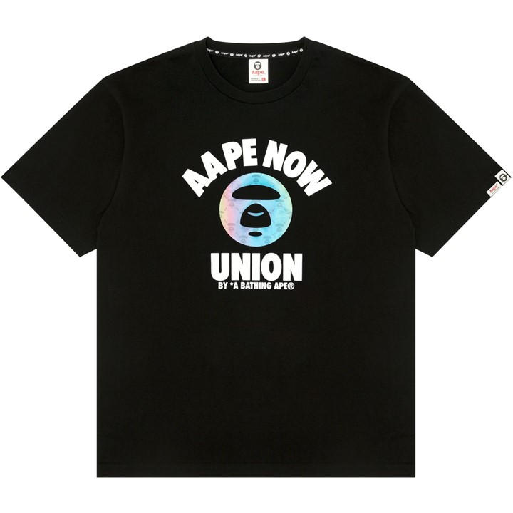 Aape Union T-shirt In Black