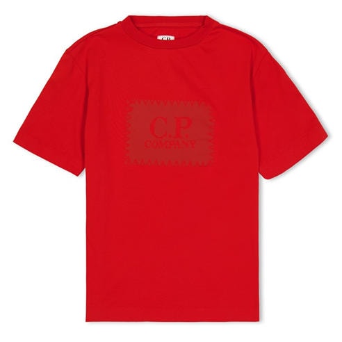 CP COMPANY - Boys' Stitch Logo Regular Fit T-Shirt