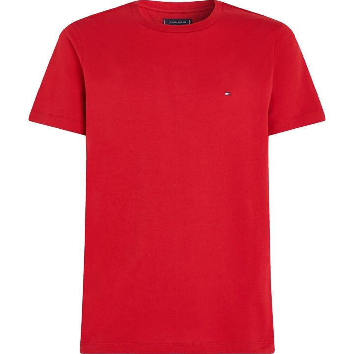 Tommy Hilfiger Men's Red Short-Sleeved T-Shirt 2XL