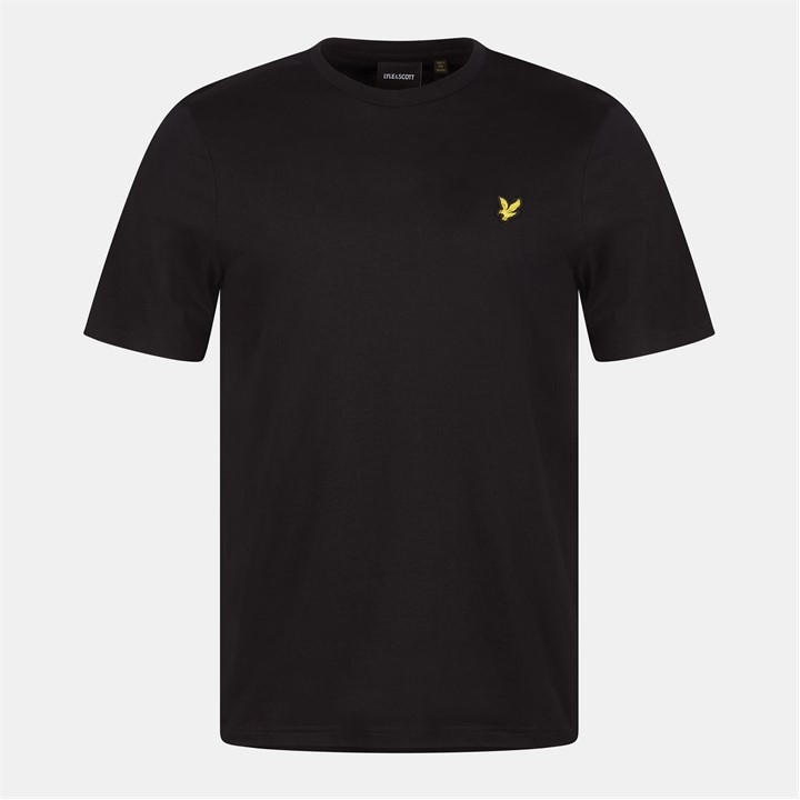 Lyle And Scott Men's Black Logo T Shirt Large