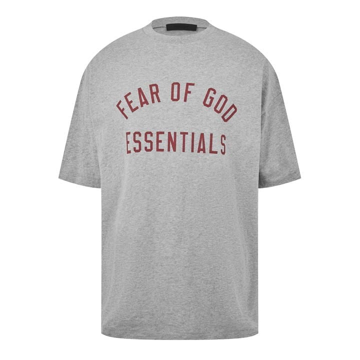 Dark Heather - FEAR OF GOD ESSENTIALS - Jersey Crewneck Tee