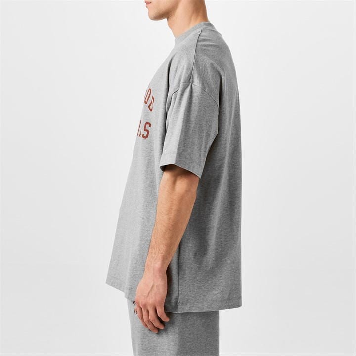 Dark Heather - FEAR OF GOD ESSENTIALS - Jersey Crewneck Tee