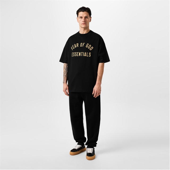 Black - FEAR OF GOD ESSENTIALS - Jersey Crewneck Tee