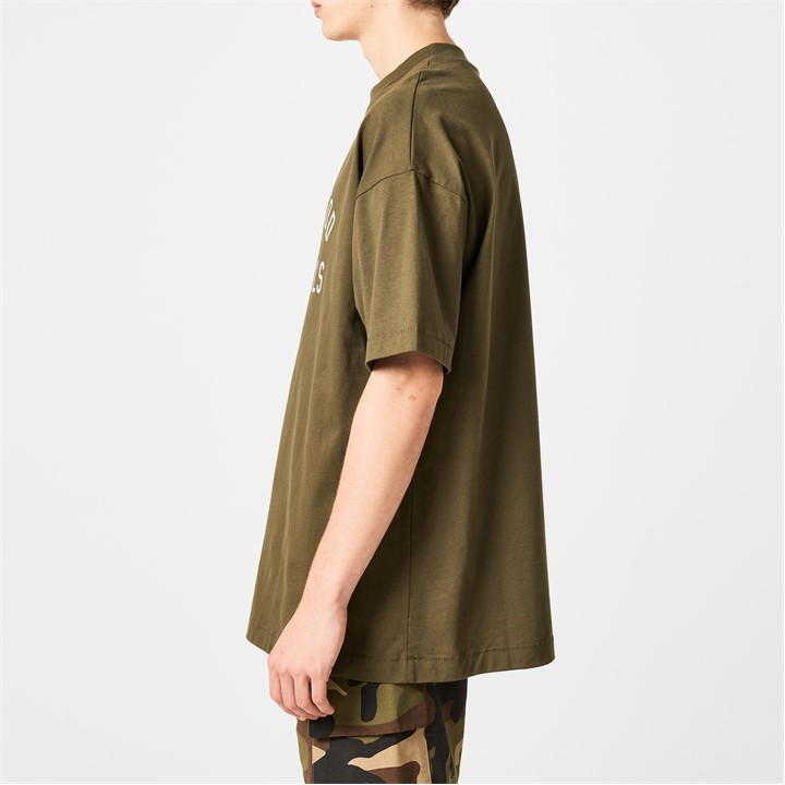 Military - FEAR OF GOD ESSENTIALS - Jersey Crewneck Tee