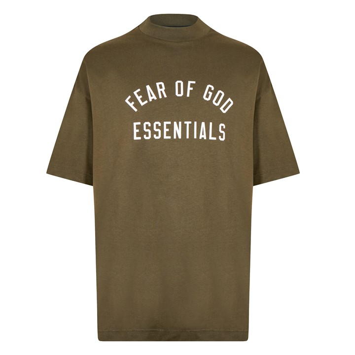 Military - FEAR OF GOD ESSENTIALS - Jersey Crewneck Tee