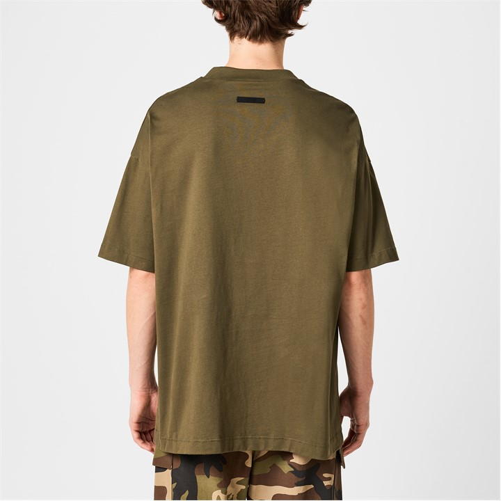 Military - FEAR OF GOD ESSENTIALS - Jersey Crewneck Tee