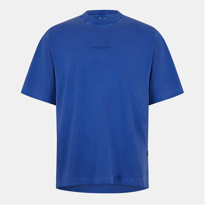G Star Men's Blue Logo T-Shirt Small